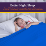 Sensory training bed surround, sensory bed sheet, compression bed sheet, blanket, and sleep quilt for children with autism - Image 2
