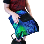 Weighted Lap Pad for Kids - 5lb Calming Sensory Lap Blanket with Sequin Flip Fabric for Tactile Stimulation Engagement - Promotes Comfort Focus and Relaxation - Image 6