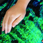 Weighted Lap Pad for Kids - 5lb Calming Sensory Lap Blanket with Sequin Flip Fabric for Tactile Stimulation Engagement - Promotes Comfort Focus and Relaxation - Image 5